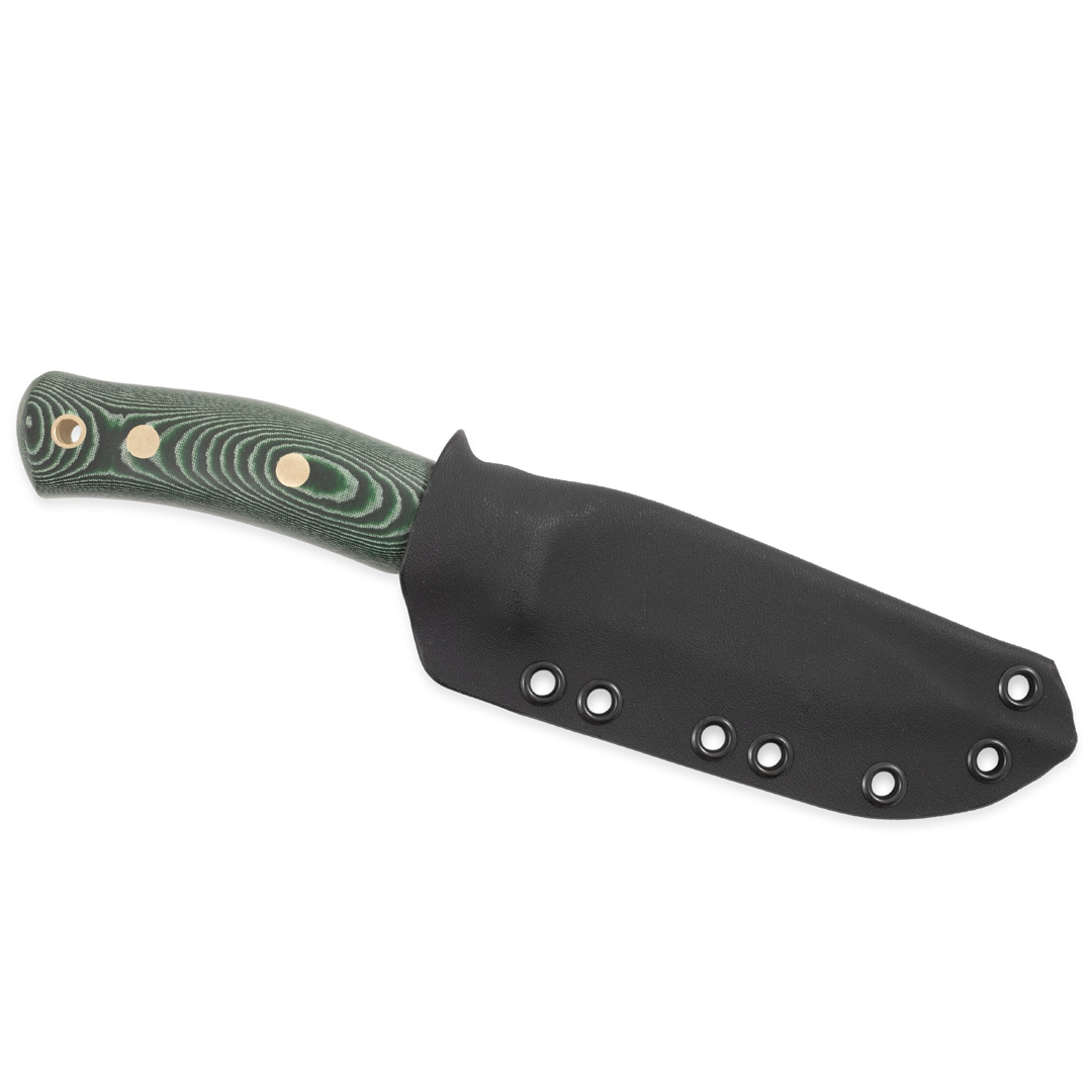 Casstrom No Swedish Forest Knife Green Micarta Sleipner Steel Kydex