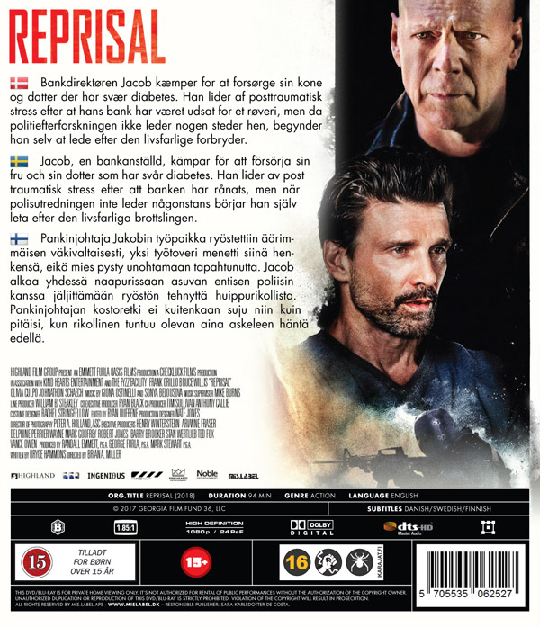 Reprisal Blu Ray Kvarnvideo Se