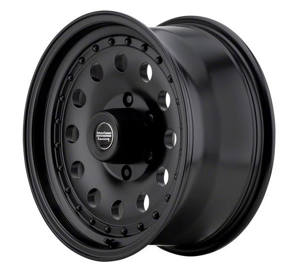 American Racing AR62 Outlaw II Black 17X8 ET18 Go Offroad