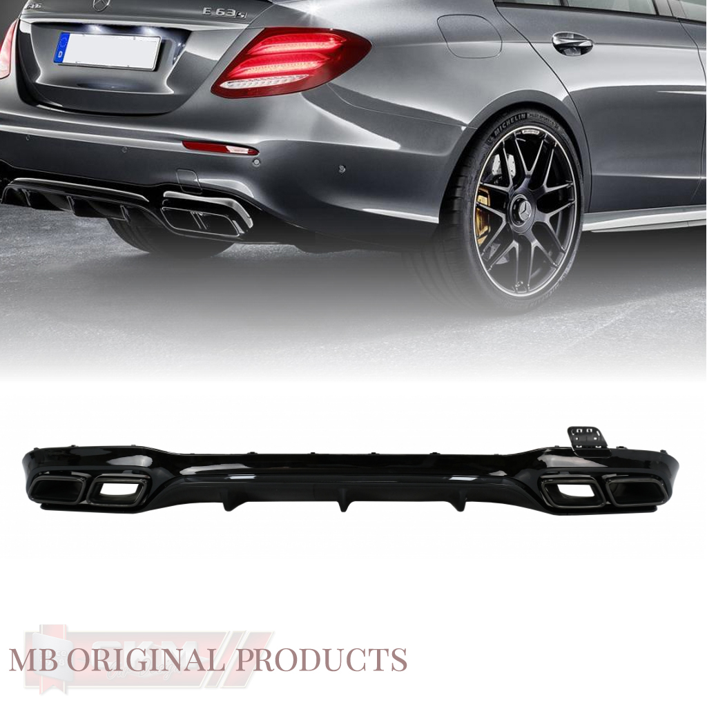 CKM Car Design 1 Ckm W213 2018 FACELIFT A Look Rear Diffuser Kit Black