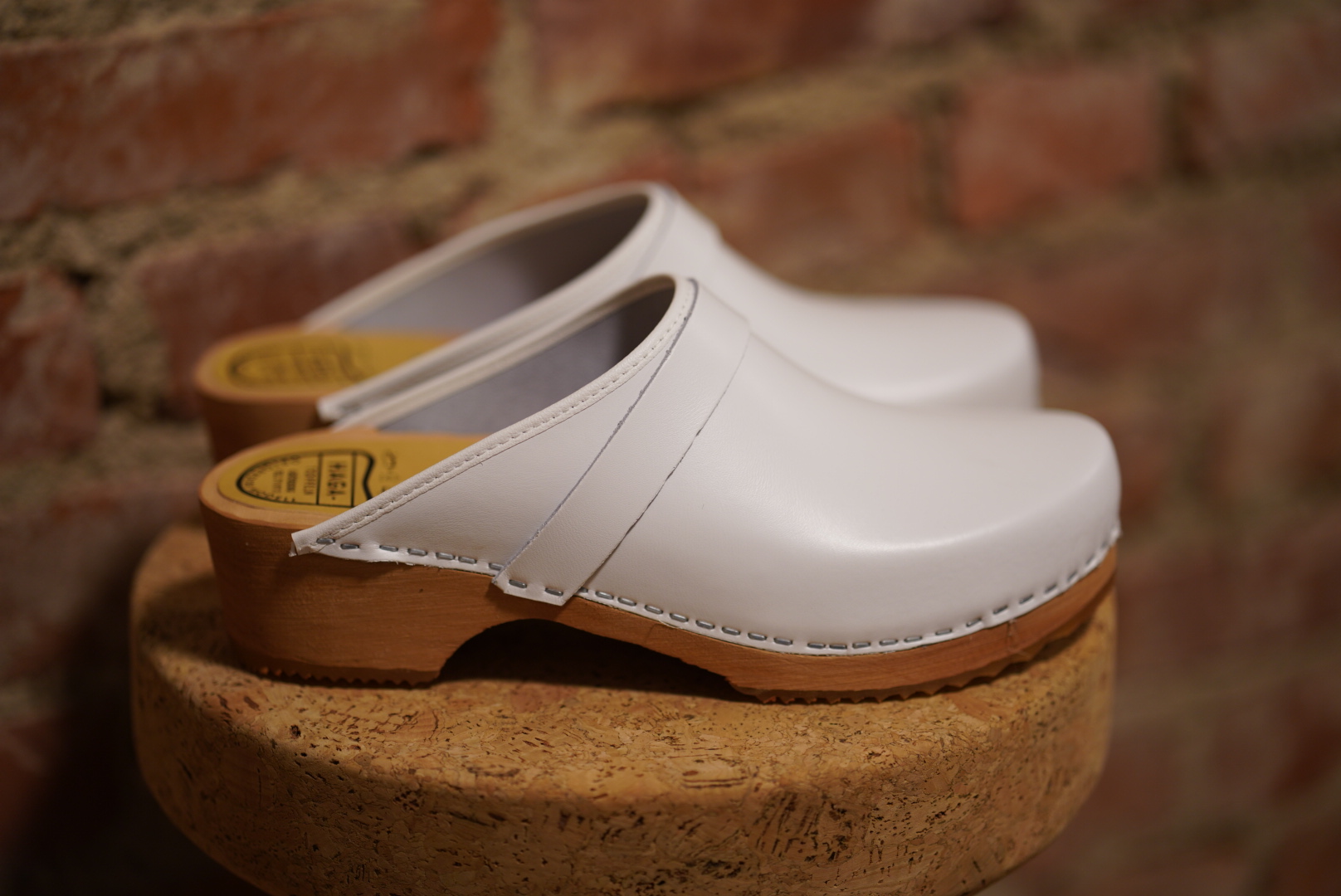 Hagatoffeln Clog Classic White Haga Tr Toffelfabrik Ab