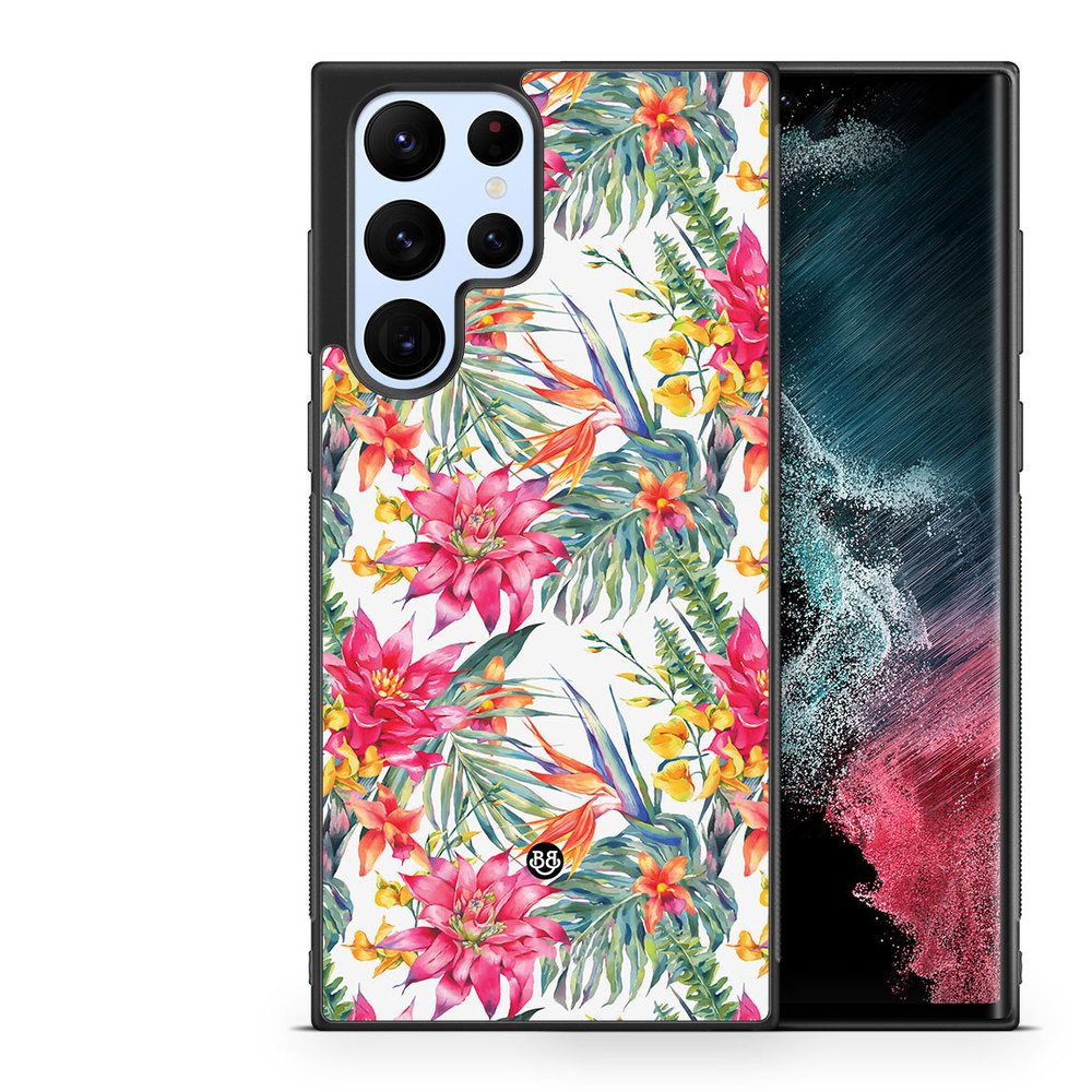 Samsung Galaxy S Ultra G Skal Exotiska Blommor Bjornberry