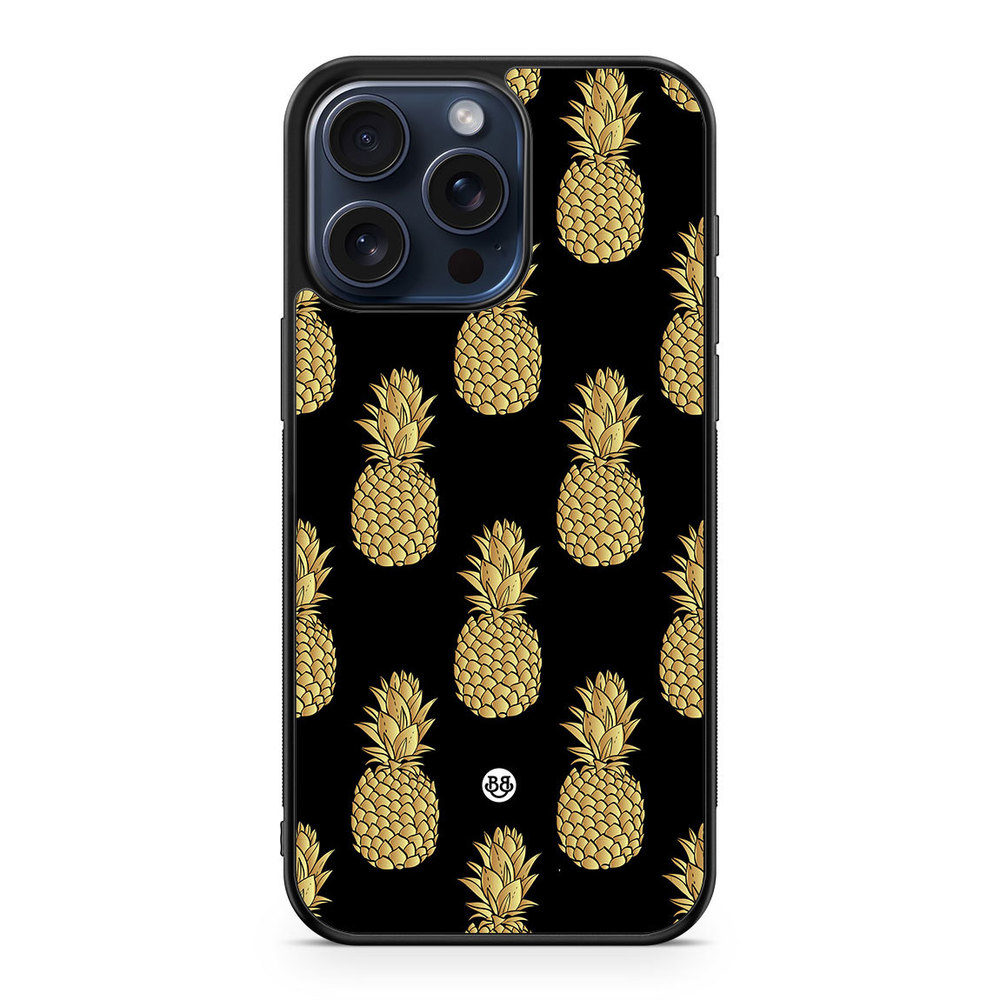 IPhone 15 Pro Max Skal Guldiga Ananas BJORNBERRY