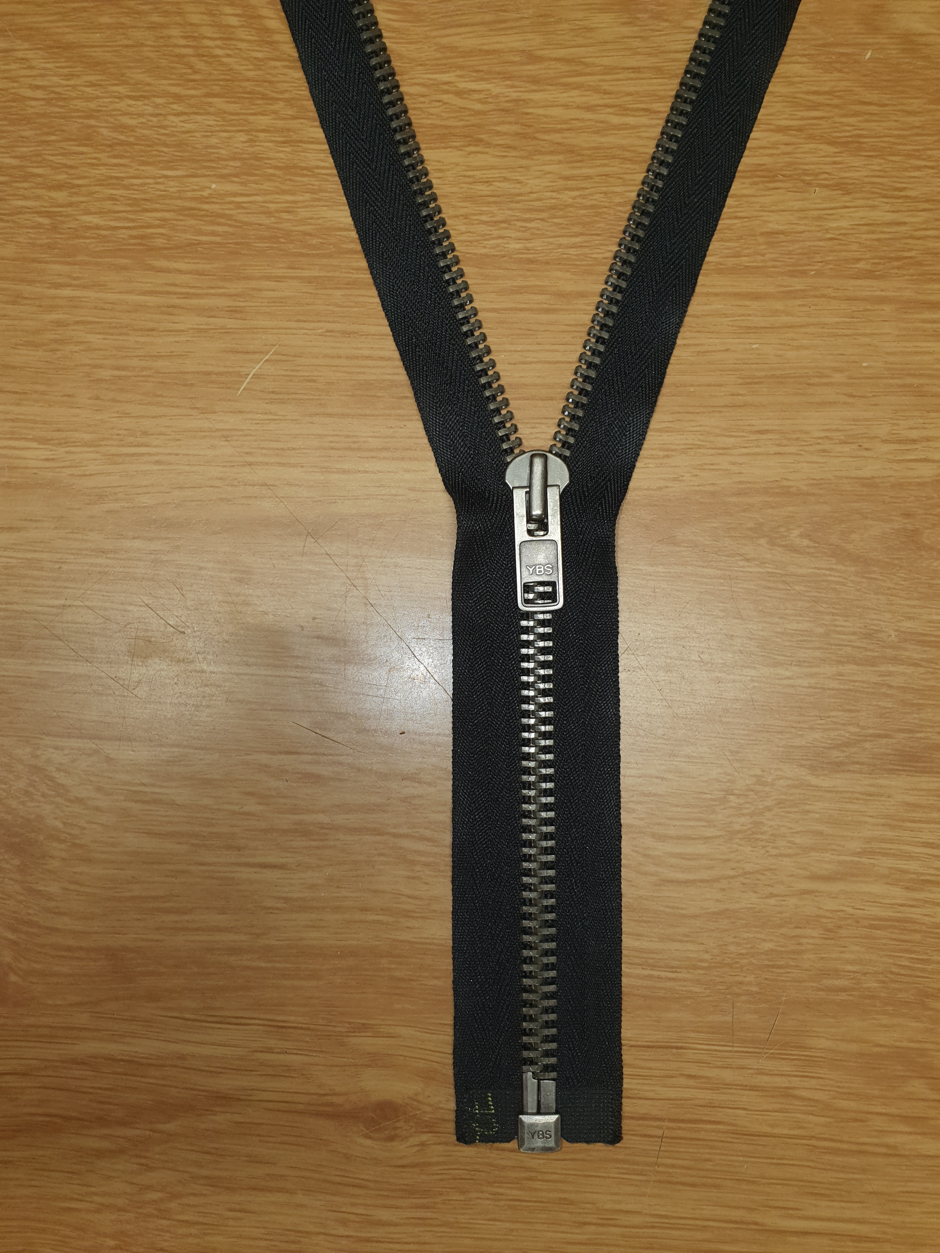 Blixtlås ANO-10 antiksilver 54 och  56 cm