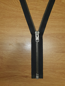 Blixtlås ANO-10 antiksilver 54 och  56 cm