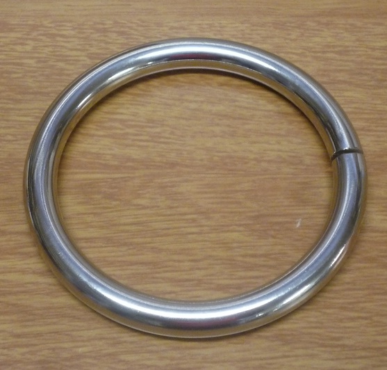 Väskhandtag Ring Förnicklad