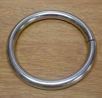 Väskhandtag Ring Förnicklad