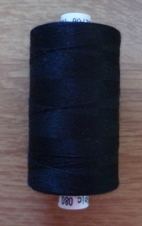 75 Tråd fg. 9700 Svart