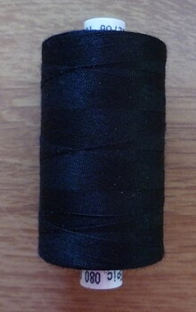 75 Tråd fg. 9700 Svart