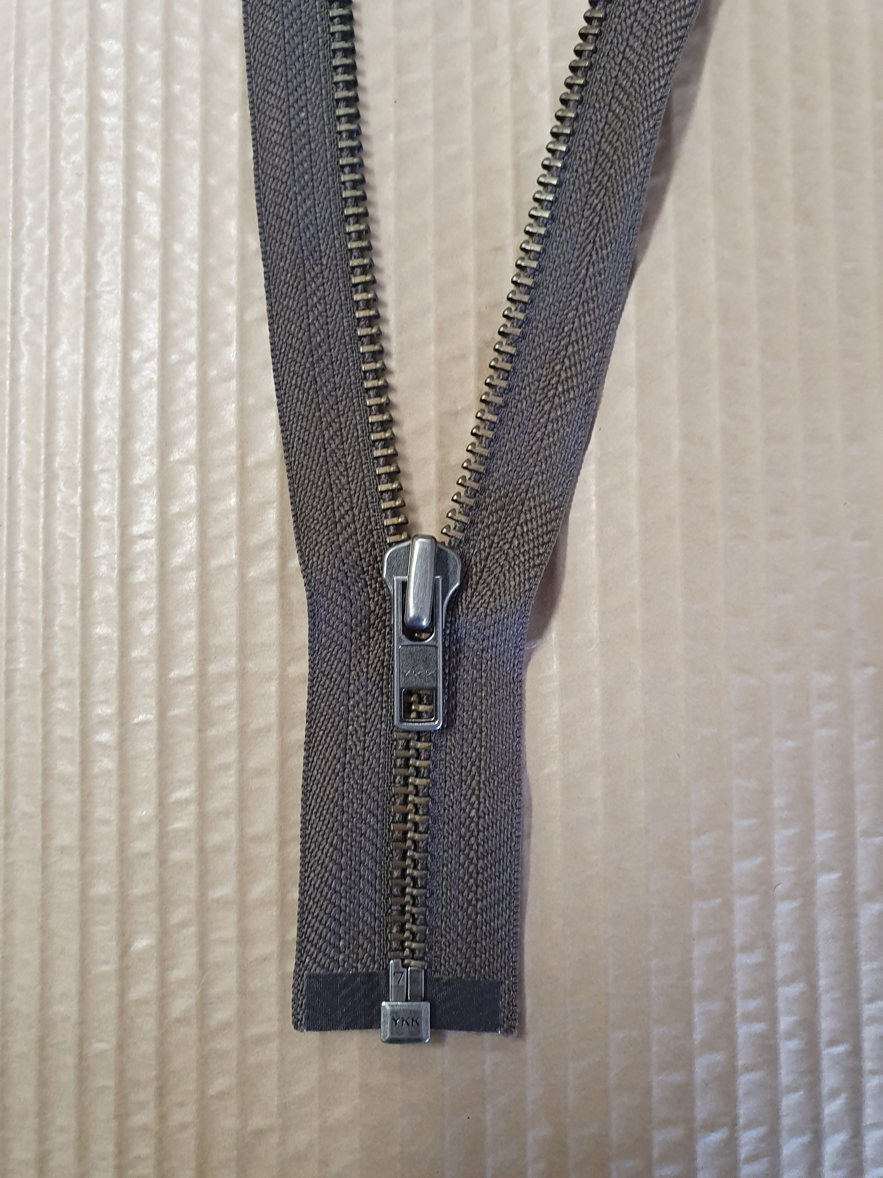 Blixtlås ANO-70 62cm brun