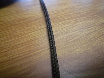 Polyestersnodd 4mm Brun