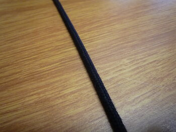Bomull 3.5mm Svart