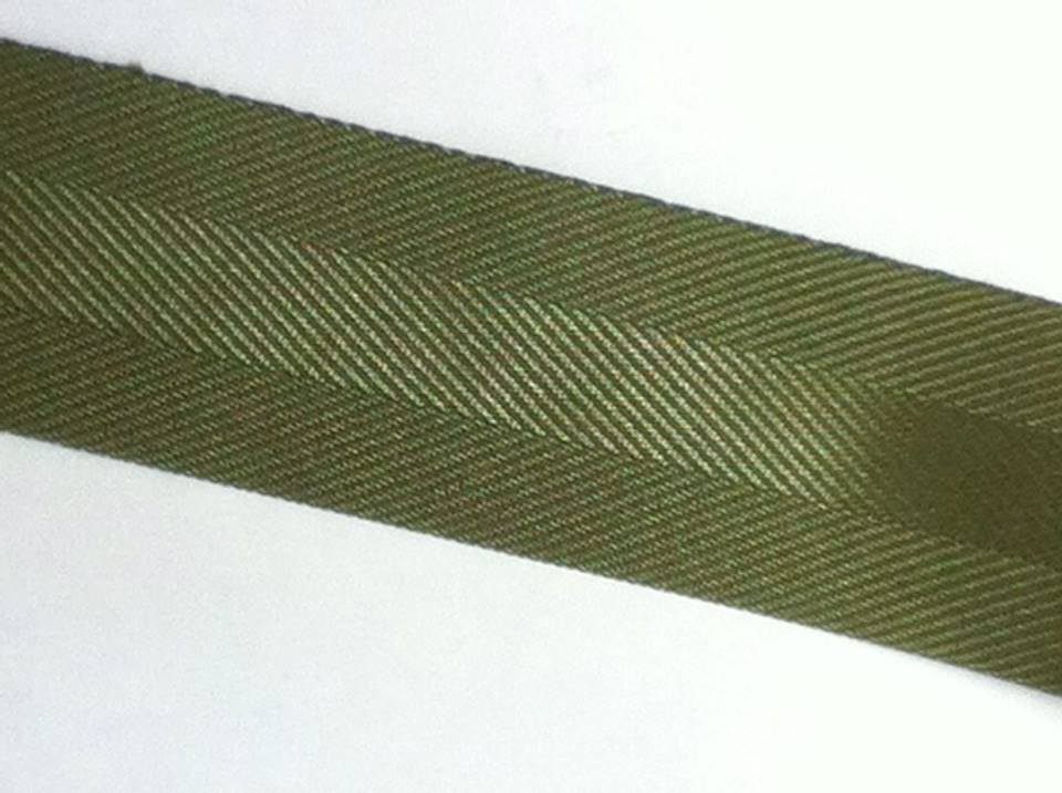 Polyester 25 mm fg olivgrön