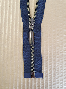 Blixtlås ANO-56 76 cm Fg Marinblå med Smyckeskläpp