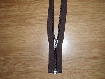 Blixtlås CFO-56 42cm Mörkbrun