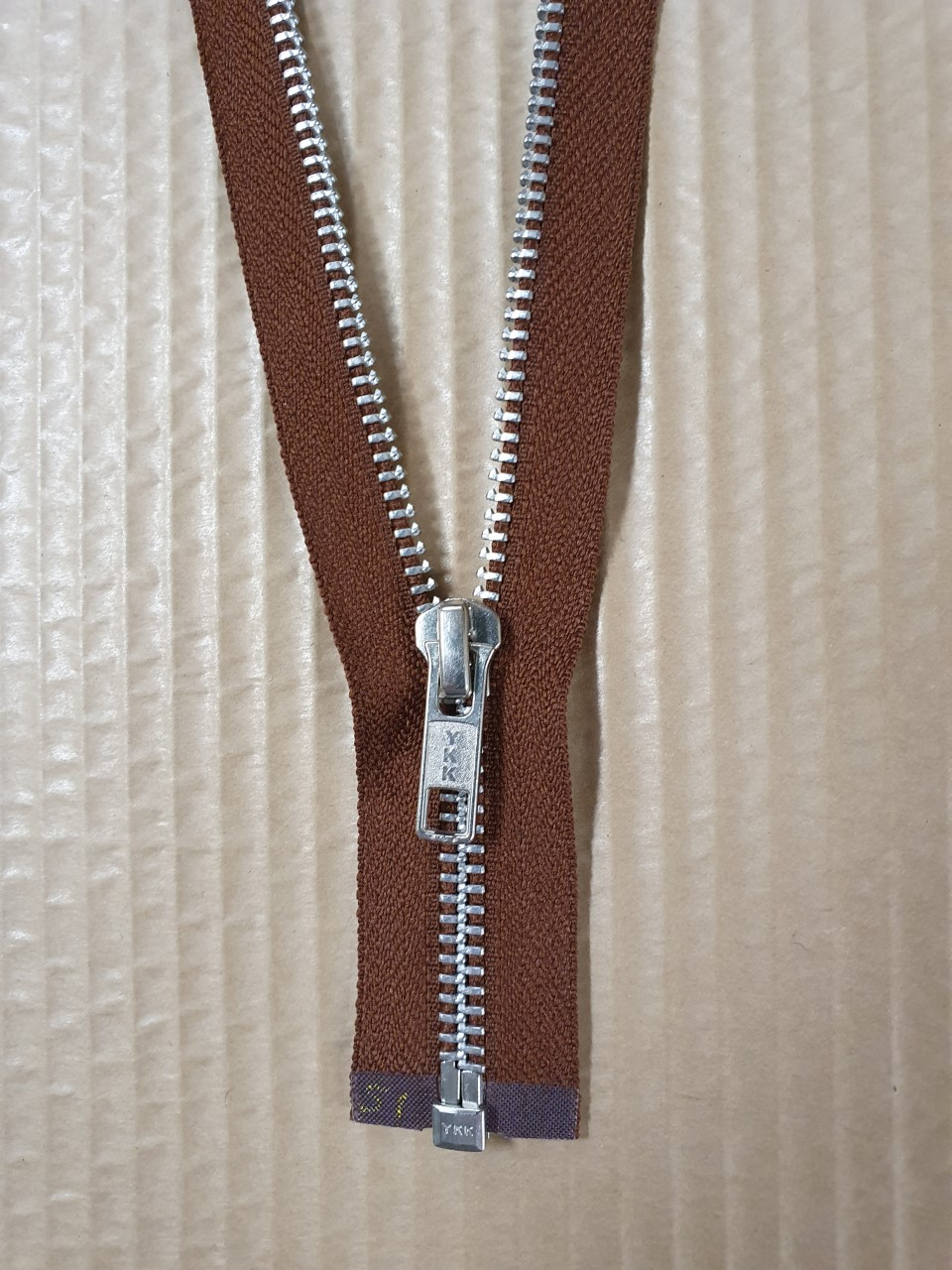 Blixtlås NO-56 50 cm fg Rostbrun
