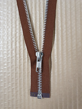 Blixtlås NO-56 50 cm fg Rostbrun