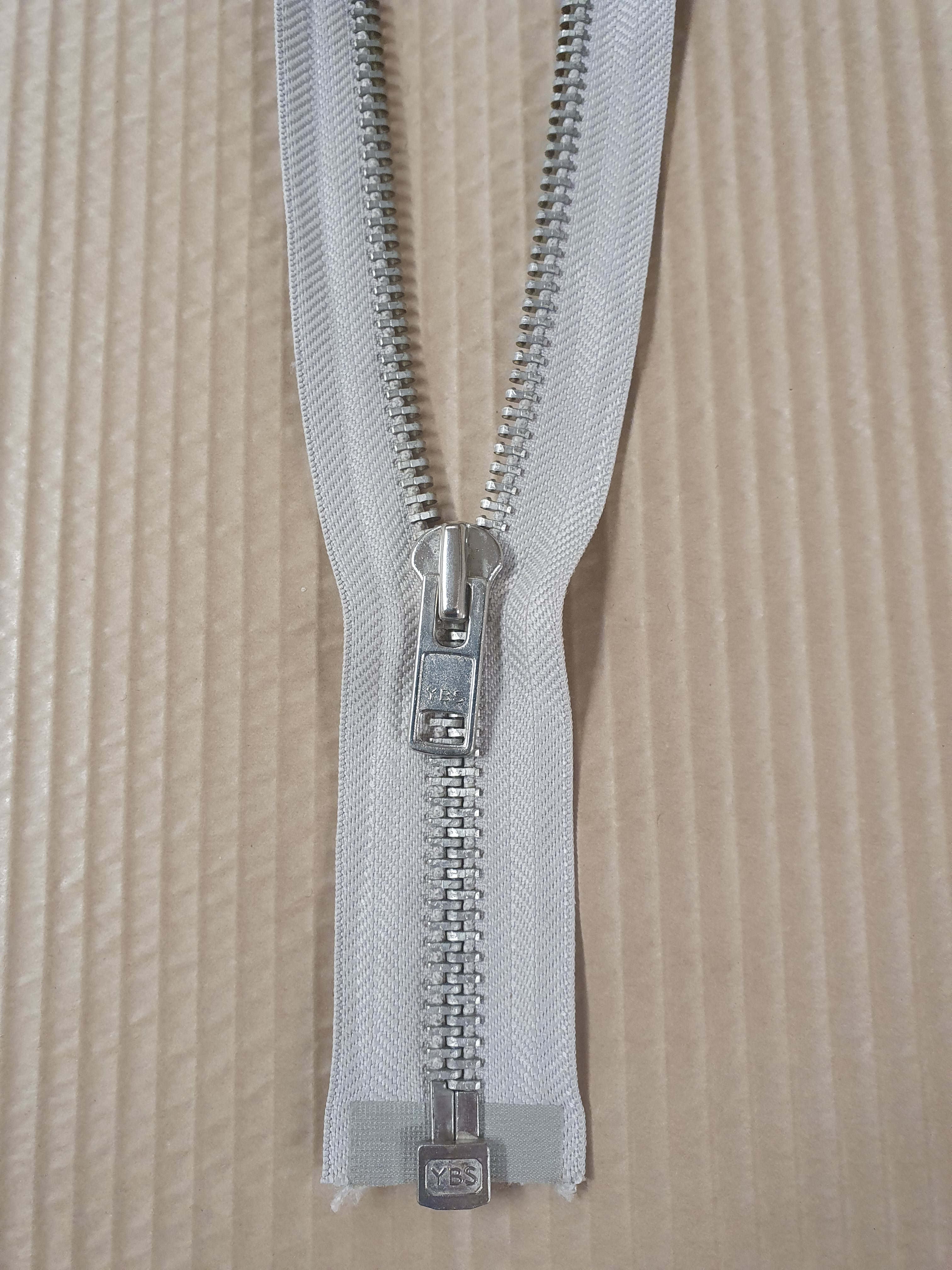 Blixtlås NO-10 50 cm fg Ljusgrå