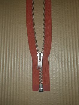 Blixtlås NO-10 50 cm fg Rostbrun