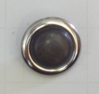 Metallknapp  1783 oxid/silver 19mm