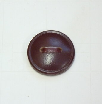 Läderknapp 6 28mm Brun