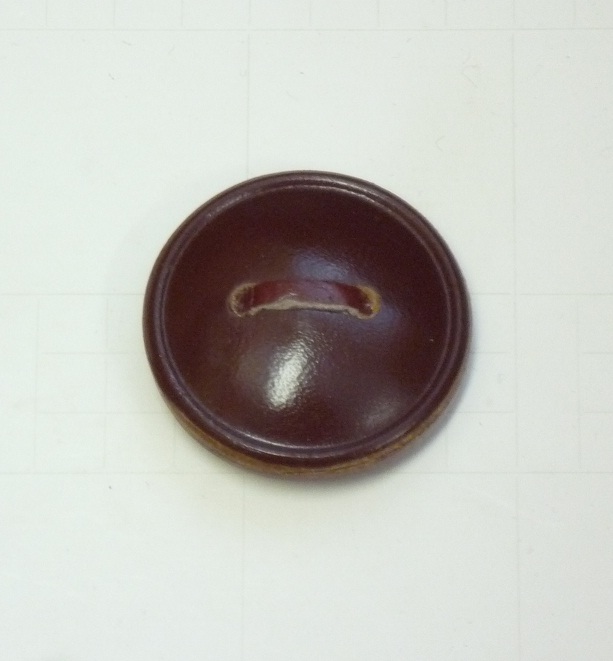 Läderknapp 5 32mm Brun