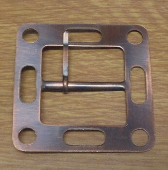 Fyrkantig Metallspänne Kopparoxid