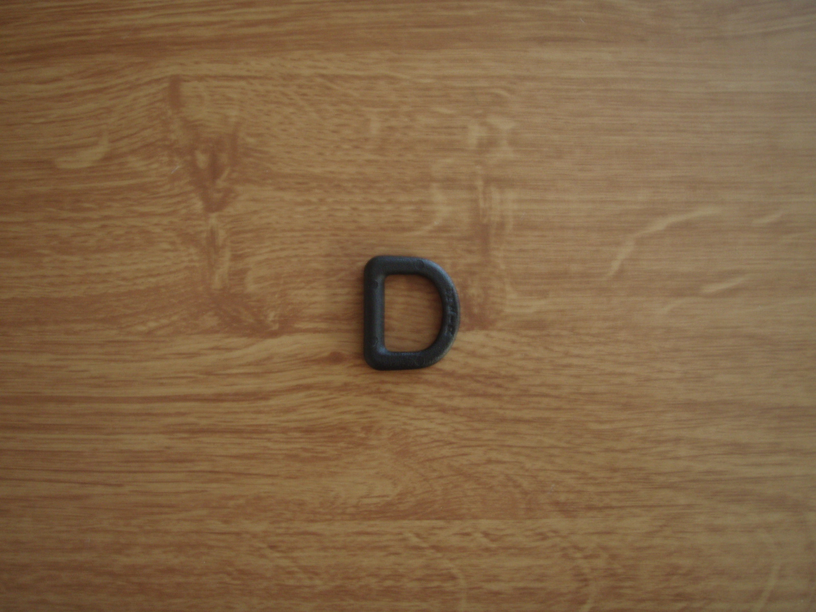 D-ring Svart  40 mm