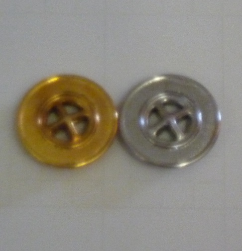 Metallknapp 22mm 4-hål