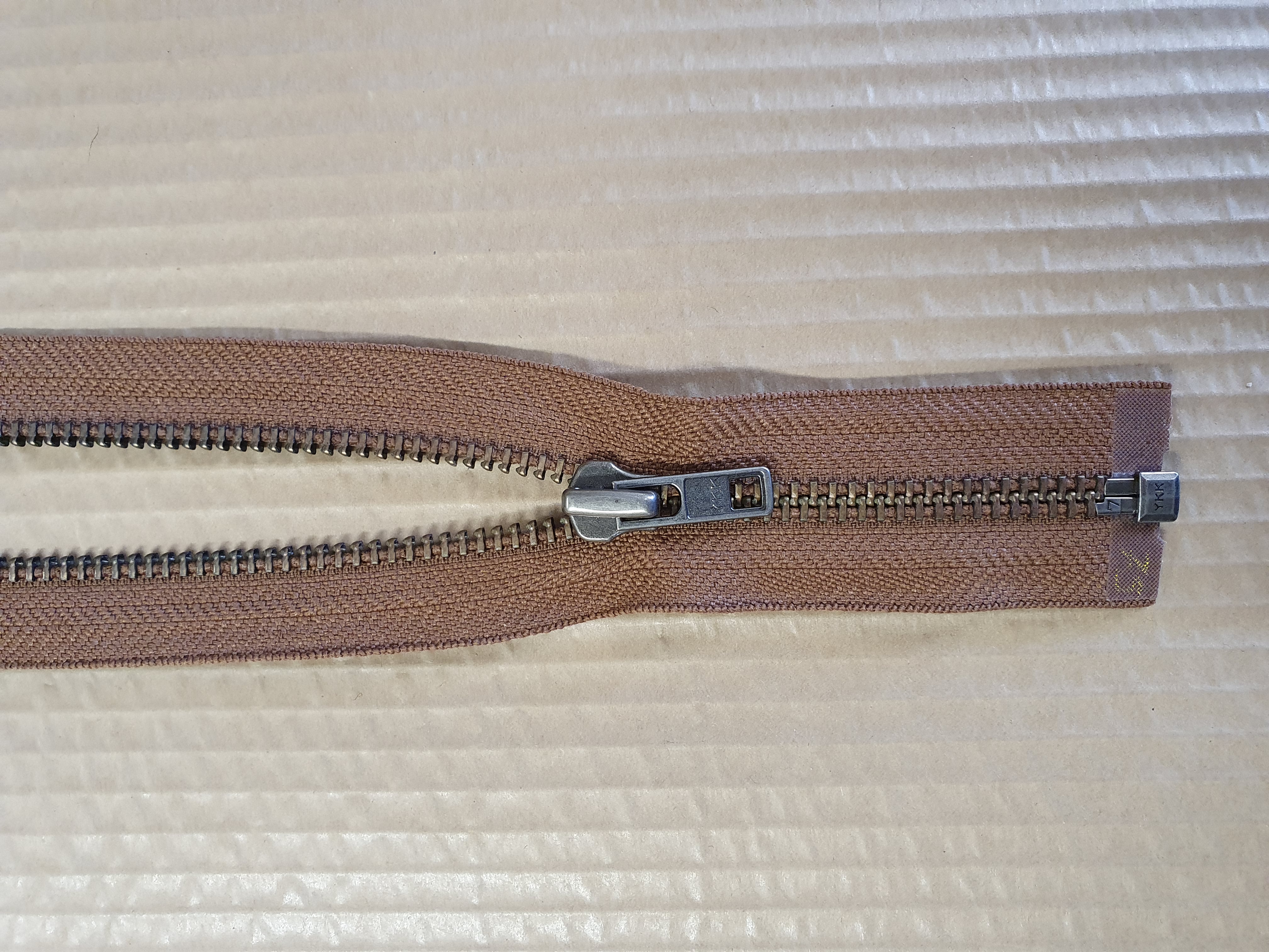 Blixtlås ANO-70 75 cm Fg Konjaksbrun