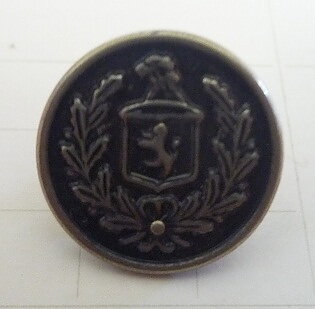Motivknapp "emblem 3" Silveroxid 19 mm