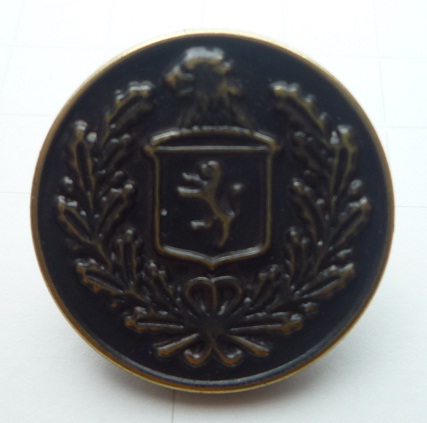 Motivknapp "emblem 3" Guldoxid