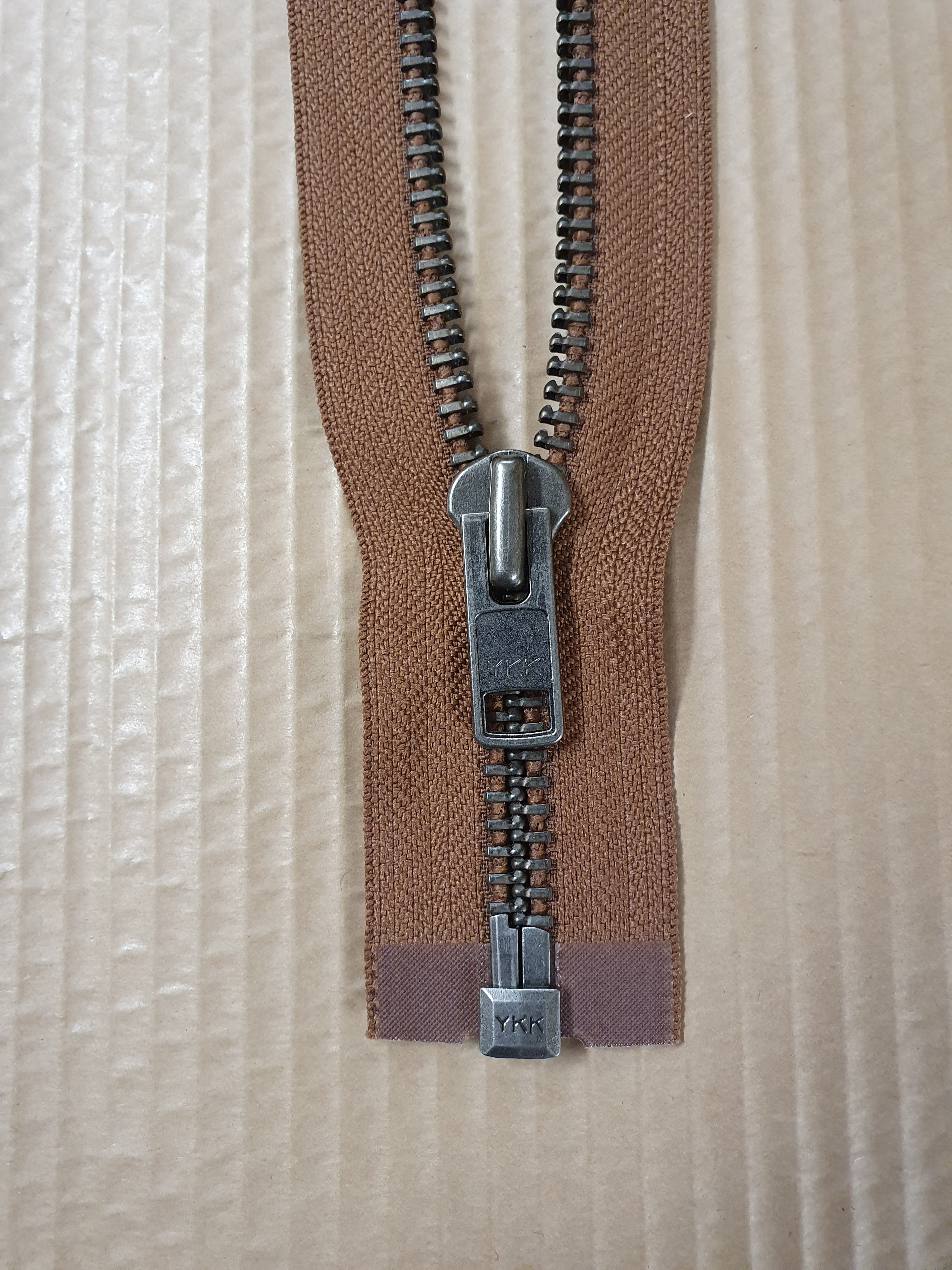 Blixtlås ANO-10 62 cm färg Konjak