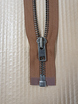 Blixtlås ANO-10 62 cm färg Konjak