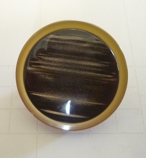Knapp Ögla Guldkant 25,5mm