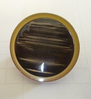Knapp Ögla Guldkant 25,5mm
