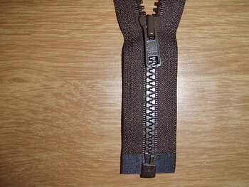 Blixtlås VFO-56 30cm Mörkbrun