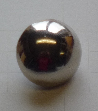 Kulknapp silver 2 storlekar