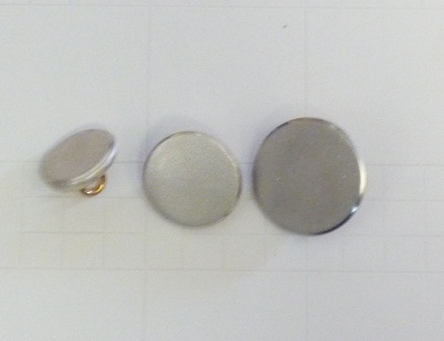 Metallknapp 123 Silver