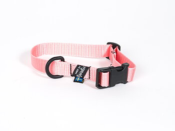VALP OCH SMÅHUNDS HALSBAND, fast reglerbar med knäppe spänne, 19 mm band