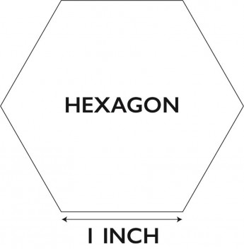 Hexagoner 1 "   600 st - 2