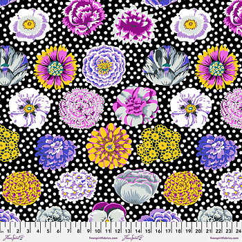 Kaffe Fassett Big Blooms Black