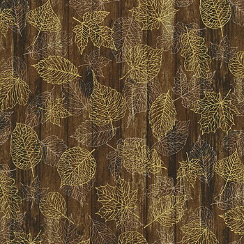 Kaufman Autumn Beauties Brun med Guld