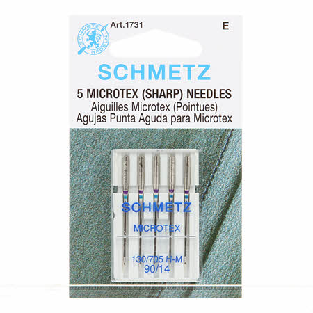 Schmetz Sharps/Microtex 90/14