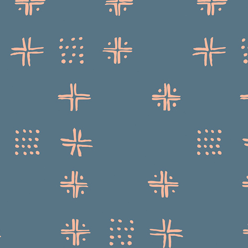 AGF Tapestry Mudcloth Blue 