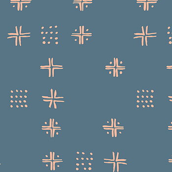 AGF Tapestry Mudcloth Blue 