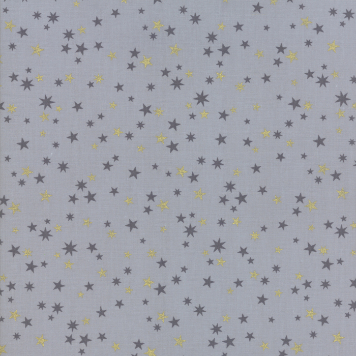 Moda White Christmas Metallic  50 x 110 cm