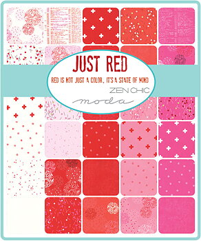Zen Chic Just Red Charm Pack