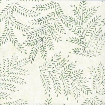 Batik Ljusgrön m Blad