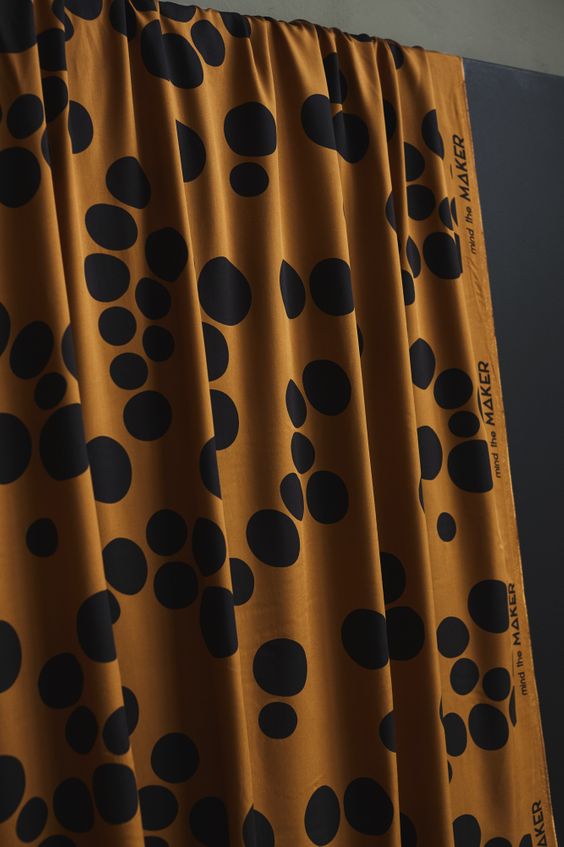 About A Dot Gold  EcoVero Viscose